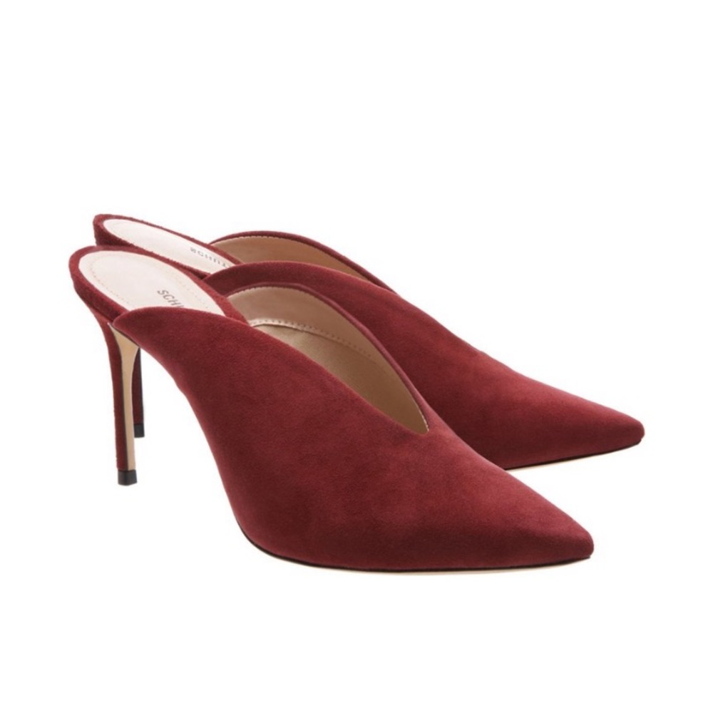 Schutz Astromelia Pointy Toe V-Cut Mule